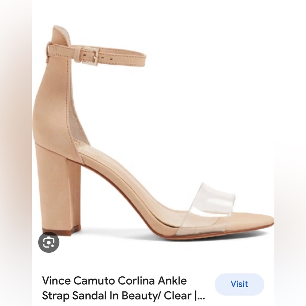Vince Camino Clear Heel Size 11